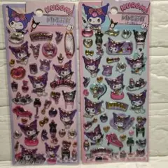 海外限定　サンリオ　クロミ　ボンボンドロップシール　2枚　①