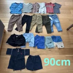 90cm男の子　18点まとめ売り！ 春夏秋服♪新品未使用品も混ざってます♪
