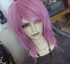 ボアウィッグローズピンク（襟足2）9.5インチ