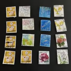 84円使用済み切手　16枚セット