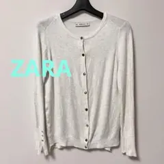 ZARA＊長袖ニットカーディガン**