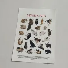 MYSD CATS ステッカーシート 猫 インテリア
