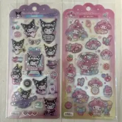 【正規品】サンリオ ドロップジェリーシール 2枚 クロミ マイメロ クラックス