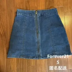 Forever21 デニムスカート　ジップ　タイトスカート　Sのサムネイル