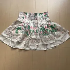 PAR AVION フラワープリント フレアスカートのサムネイル