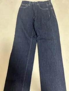 GU ダークブルー ストレートデニム S