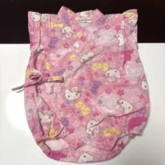 ハローキティ 甚平 ピンク 80cm