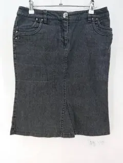 ARMANI COLLEZIONI デニム タイトスカート ブラック　◼️のサムネイル