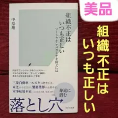 「組織不正はいつも正しい ソーシャル・アバランチを防ぐには」中原翔