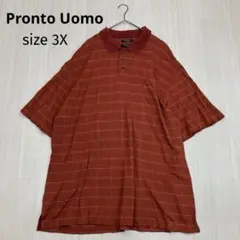 Pronto Uomo 60's 半袖 ポロシャツ インド製 3X
