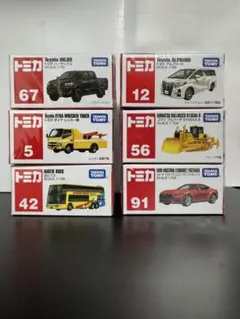 トミカ 車両セット 6種まとめ売り
