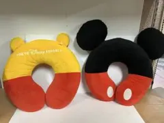 ミッキー・プーさん型クッション