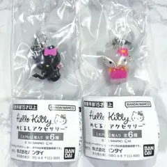 ハローキティ めじるしアクセサリー 小悪魔 お花 ガチャ