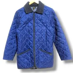ラベンハム キルティングジャケット イギリス製 S 34 ブルー アウター