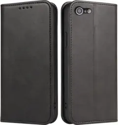 【W01】iPhone7／8 SE2 SE3対応カード収納手帳型レザーケース