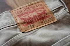ゆ*と様 Levi's 505 コーデュロイパンツ / W34 L32