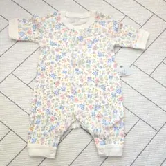 ♡ユニクロ♡小花柄　カバーオール 50㎝ 新生児