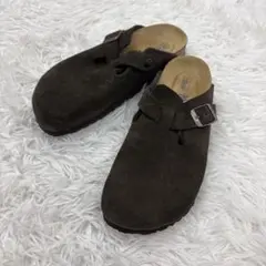 BIRKENSTOCK Boston 23cm 茶色　サボサンダル モカ 36 BIRKENSTOCK Boston 23cm 茶色 サボサンダル モカ 36 - メルカリ