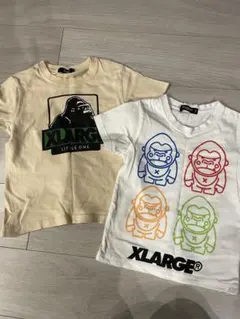 XLARGE ゴリラプリント Tシャツ 110サイズ 2枚セット