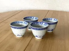 景徳鎮 陶器蛍手焼5客セット茶椀 - メルカリ