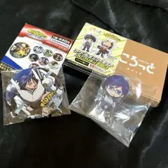 ヒロアカ 飯田天哉 缶バッジ アクリルミニフィギュア セット