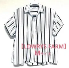 【LOWRYS FARM】ストライプ柄 半袖シャツ Mサイズ❤️最終値下げ
