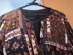 GWセール!ZARA ロングワンピース　花柄