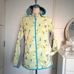 未使用MIZUNOジップアップ パーカーウインドブレーカーMレディース黄