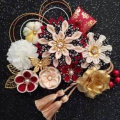 つまみ細工髪飾り成人式結婚式