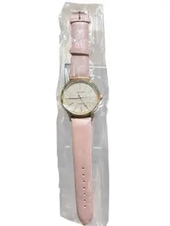 新品　美品　ピンク　レザー　腕時計　レディース　時計　ビジネス　学生　大人　通勤