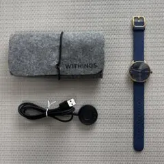 【美品】Withings ScanWatch Rose Gold Blue