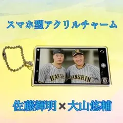 阪神タイガース シークレット スマホ型アクリルチャーム 佐藤輝明 大山悠輔
