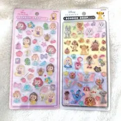 国内正規品・新品✿ ディズニー ボンボンドロップシール クラシック プリンセス