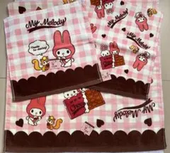 マイメロディ　バスタオル　フェイスタオル　ハンドタオル　未使用3枚セット