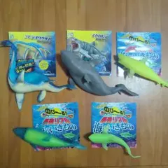 海の生き物 恐竜 フィギュア 5体セット DeAgostini　他