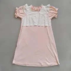 新品★試着のみ！crescent 半袖ワンピース ピンク 110cmのサムネイル