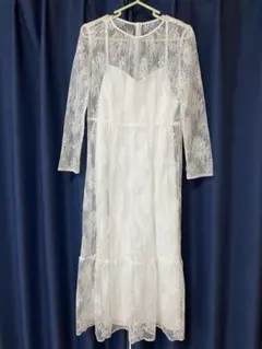 【未使用】 kaene 結婚式二次会ドレス ワンピース ベルト付き