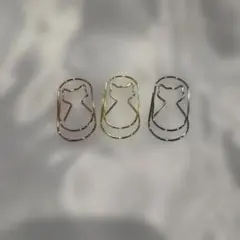 猫型クリップ 3個セット