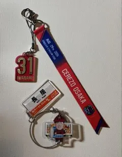 ☆ヴィッセル神戸 マッチデープレイヤーワイヤーキーホルダー vs セレッソ大阪戦