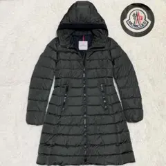 【極美品•サイズ希少】モンクレール ダウン TALEVE ラムレザー カーキ 2