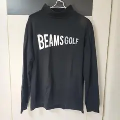 BEAMS GOLF タートルネック モックネックシャツ ブラック