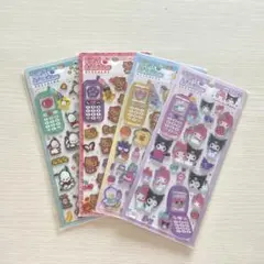 【24時間以内発送】サンリオ　平成はっぴーフォン　4枚セット