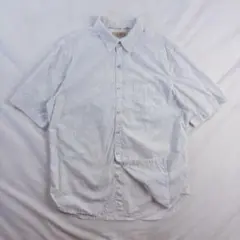 ビンテージ古着 00s ペイズリー柄 ボタニカル 透かし柄 ホワイト 総柄シャツ