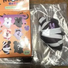 ディズニー・ハロウィーン　2025　おばけ　ぬいぐるみチャーム 包帯 黒