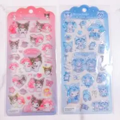 【新品未開封】ドロップジュエリーシールマイメロクロミちゃん2枚セットサンリオ