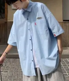 ライトブルー オーバーサイズ シャツ MGVのサムネイル