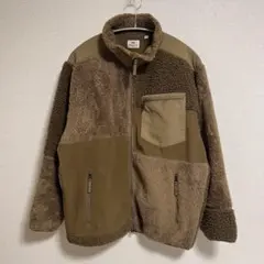 ユニクロxエンジニアドガーメンツ　コンビネーションフリースジャケット　カーキ
