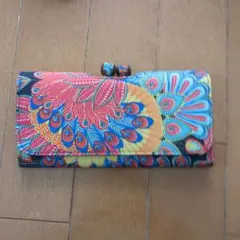 カラフルペイズリー柄 長財布