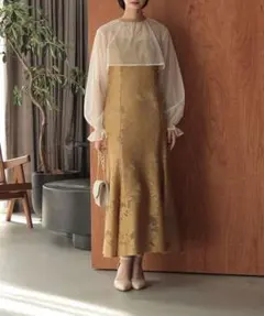 Dorry Doll 3wayシフォンボレロ&レースキャミドレス 結婚式 Lのサムネイル