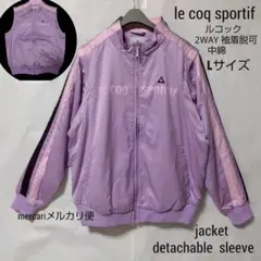 ルコックスポルティフ デサント 2WAY 中綿 刺繍 ゴルフ ベスト ジャケット